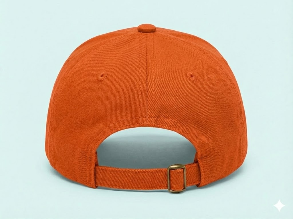 Premium Customizable Orange Baseball Cap